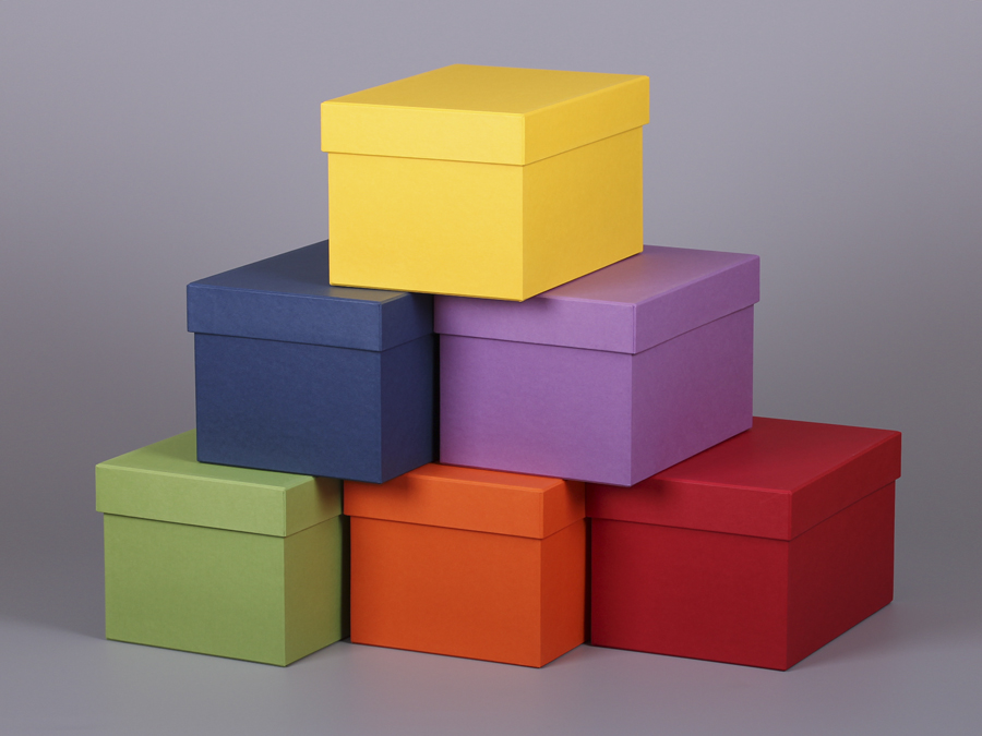 Коробки из цветного картона - DoBox.ru