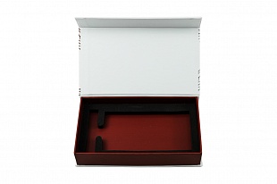 Кашированная коробка из переплетного картона шкатулка Интерпромбанк 