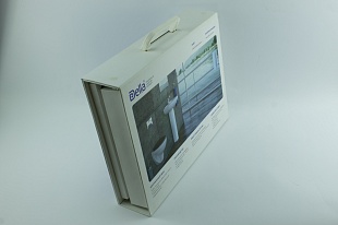 Кашированная коробка из переплетного картона шкатулка Della