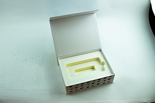 Кашированная коробка из переплетного картона шкатулка Самолет 