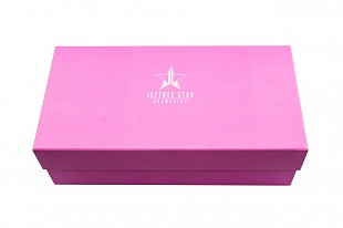 Кашированная коробка из переплетного картона крышка-дно cosmetics