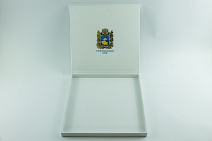 Кашированная коробка из переплетного картона крышка-дно Ставропольский Край