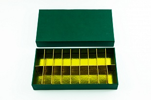 Ложемент для коробки зеленой