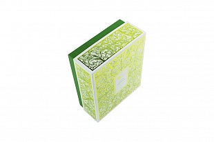 Коробка крышка-дно зеленая