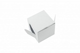 Коробка из картона белая с крыльями 