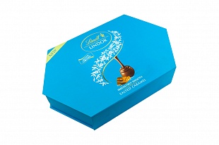 Коробка шкатулка Lindt синяя