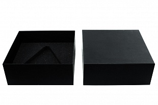 Коробка крышка-дно черная