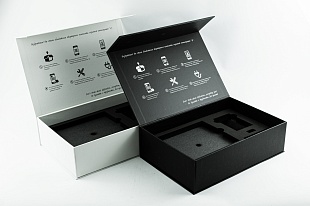 Кашированная коробка из переплетного картона шкатулка EJ