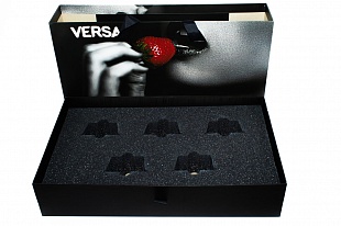 Кашированная коробка из переплетного картона пенал Versa