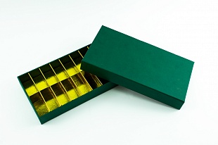 Ложемент для коробки зеленой