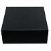 Кашированная коробка из переплетного картона крышка-дно черная