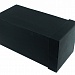 Коробка из переплетного картона Черная с откидным бортом 