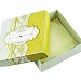 Коробка из картона желтая