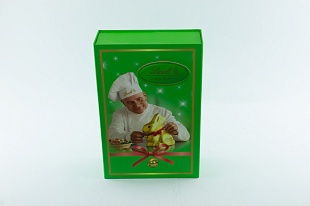 Коробка шкатулка Lindt зеленая