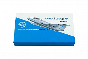 Кашированная коробка из переплетного картона шкатулка Bonolit Group