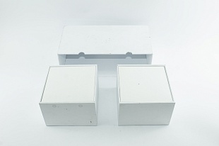 Коробка из переплетного картона Белая