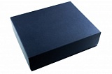 Коробка из переплетного картона Синяя большая