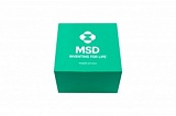 Кашированная коробка из переплетного картона шкатулка MSD