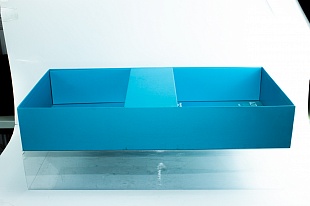 Кашированная коробка из переплетного картона крышка-дно  Reebok