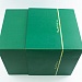Коробка из переплетного картона Летуаль зеленая
