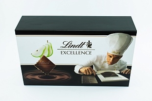Кашированная коробка из переплетного картона шкатулка Lindt Excellence