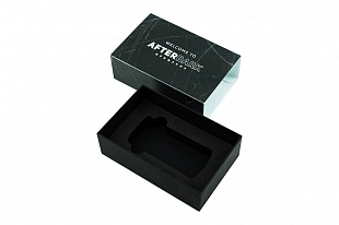 Кашированная коробка из переплетного картона пенал Afretdark