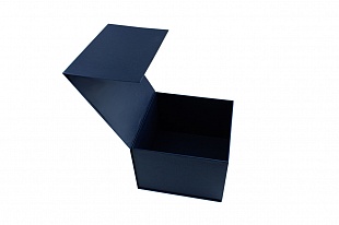 Коробка из переплетного картона Темно-Синяя шкатулка
