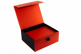 Коробка шкатулка Красная с двойным дном