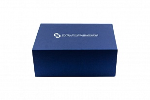 Кашированная коробка из переплетного картона крышка-дно Клиника