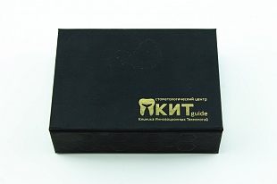 Кашированная коробка из переплетного картона шкатулка КИТ