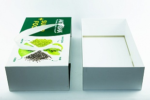 Коробка из переплетного картона с лентой Активиа 