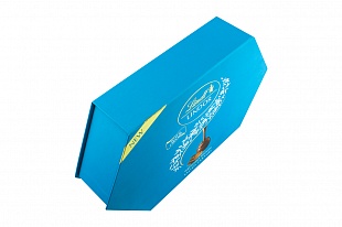 Коробка шкатулка Lindt синяя