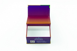 Кашированная коробка из переплетного картона шкатулка Wokka
