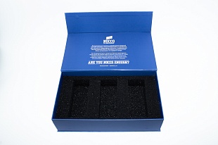 Кашированная коробка из переплетного картона шкатулка Nocco