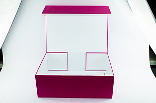 Коробка шкатулка розовая