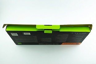 Кашированная коробка из микрогофрокартона самосборная под клавиатуру 