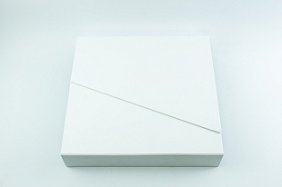 Коробка шкатулка Белая с двумя дверцами