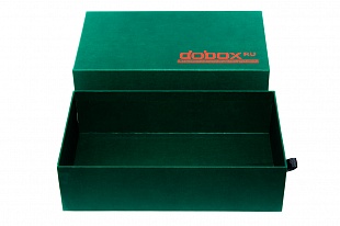 Кашированная коробка из переплетного картона пенал Dobox