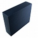 Кашированная коробка из переплетного картона крышка-дно Синяя большая