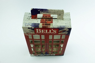 Кашированная коробка из микрогофрокартона самосборная Bells
