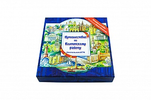 Кашированная коробка из переплетного картона крышка-дно для настольной игры