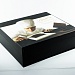 Кашированная коробка из переплетного картона шкатулка Lindt черная