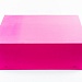 Кашированная коробка из переплетного картона шкатулка розовая