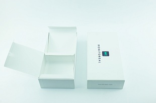 Кашированная коробка из переплетного картона крышка-дно Monitoreal