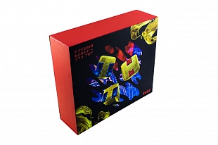 Кашированная коробка из переплетного картона шкатулка ТНТ