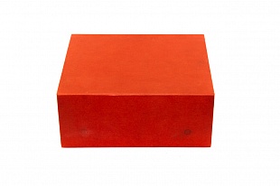 Коробка из переплетного картона Красная с двойным дном
