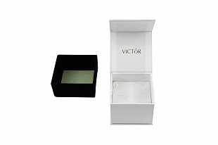 Кашированная коробка из переплетного картона шкатулка Victor маленькая